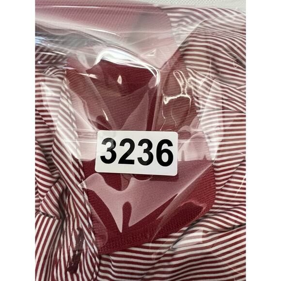 Southern Tide Mens Size Medium Polo Shirt Tide To Trail Red Striped Performance - Picture 9 of 9